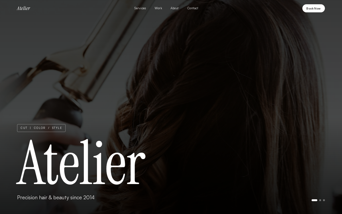 Sample build — ATELIER Salon