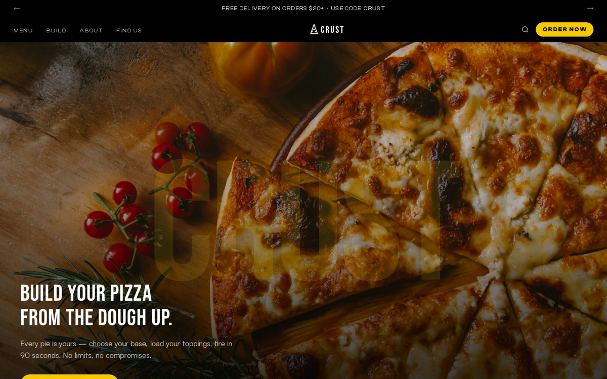 Crust — Build Your Own Pizza