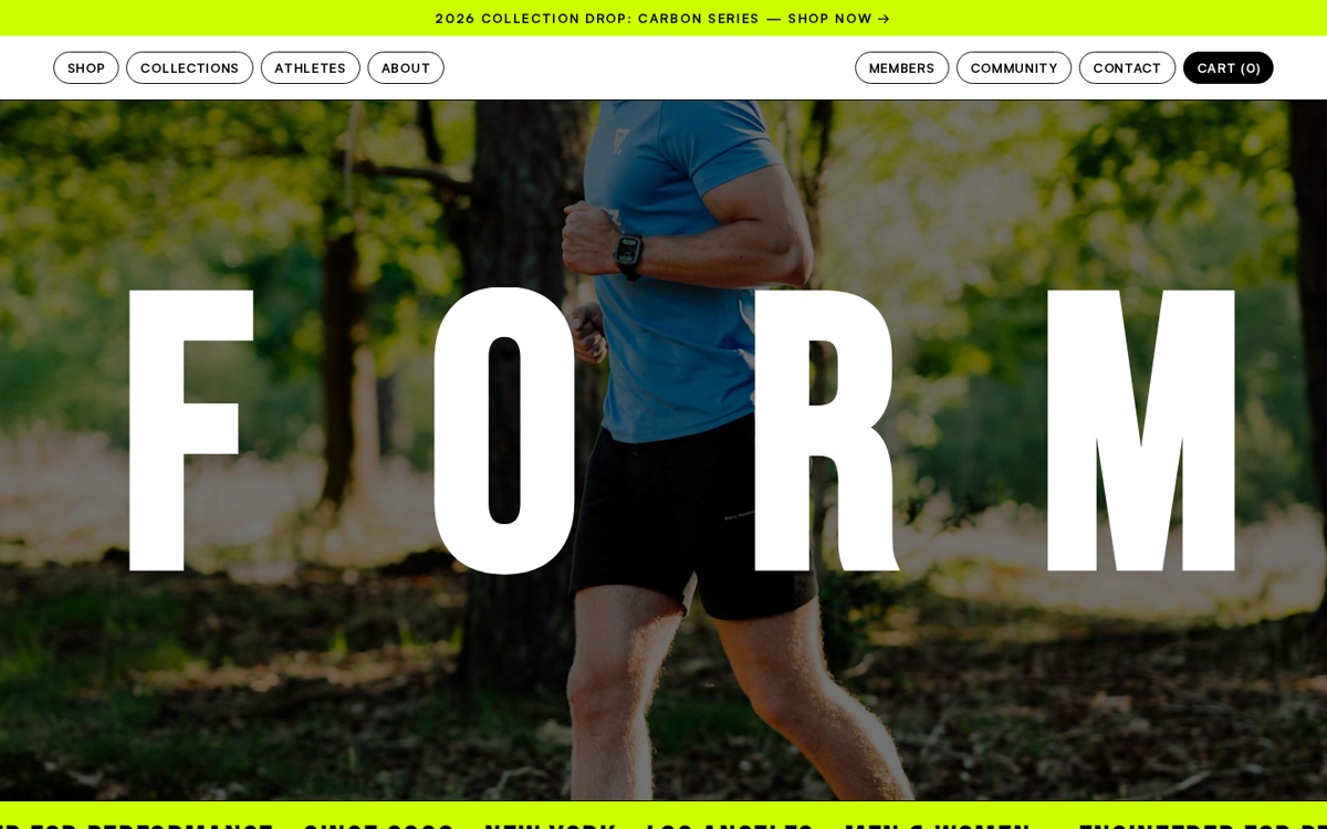Sample build — FORM Apparel