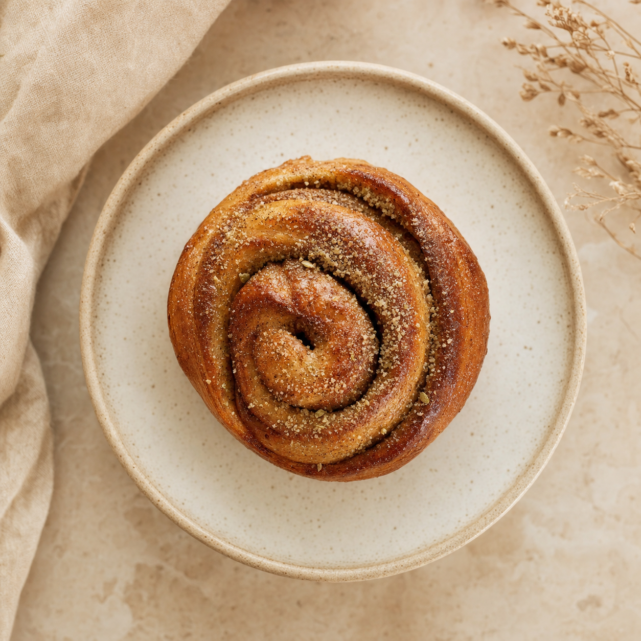 Cardamom Morning Bun
