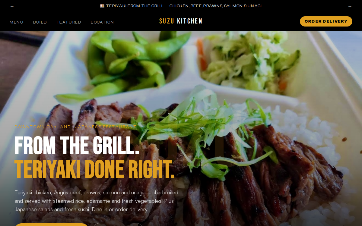 Suzu Kitchen - Japanese, Oakland